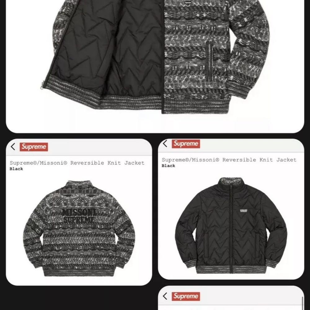 Supreme Missoni reversible